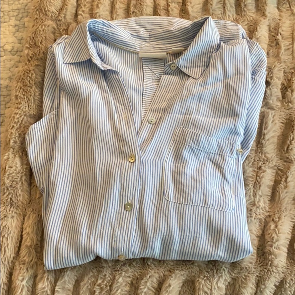 Soft Striped Blouse